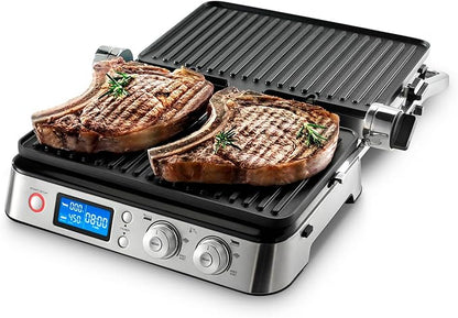 De'Longhi CGH1030D Livenza All-Day Grill, Griddle and Waffle Maker Silver Large (32)
