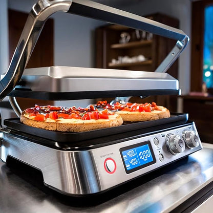 De'Longhi CGH1030D Livenza All-Day Grill, Griddle and Waffle Maker Silver Large (32)